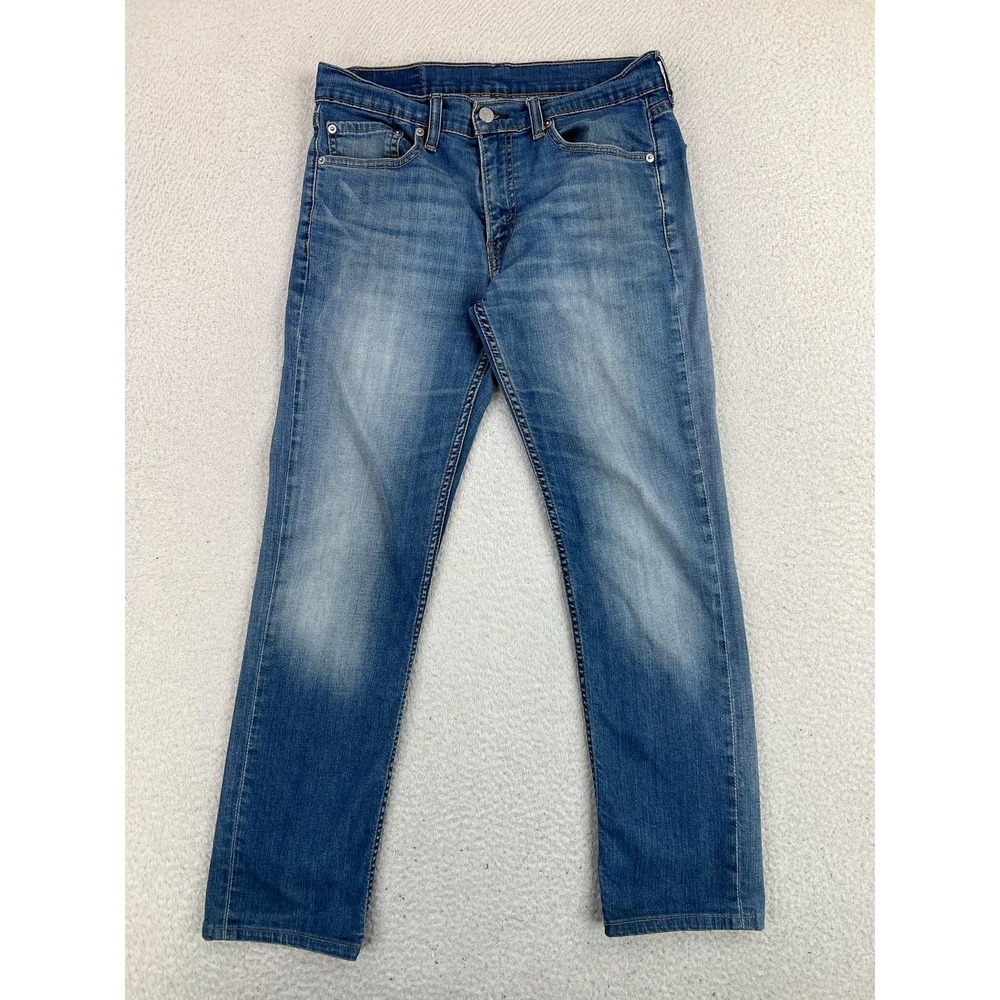 Levis 511 Jeans Mens 31x28 Blue Slim Tapered Stretch Denim Medium Wash Pants